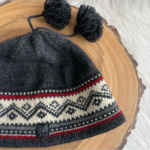 Dale of Norway vintage Nordic wool fair isle beanie hat main image 4